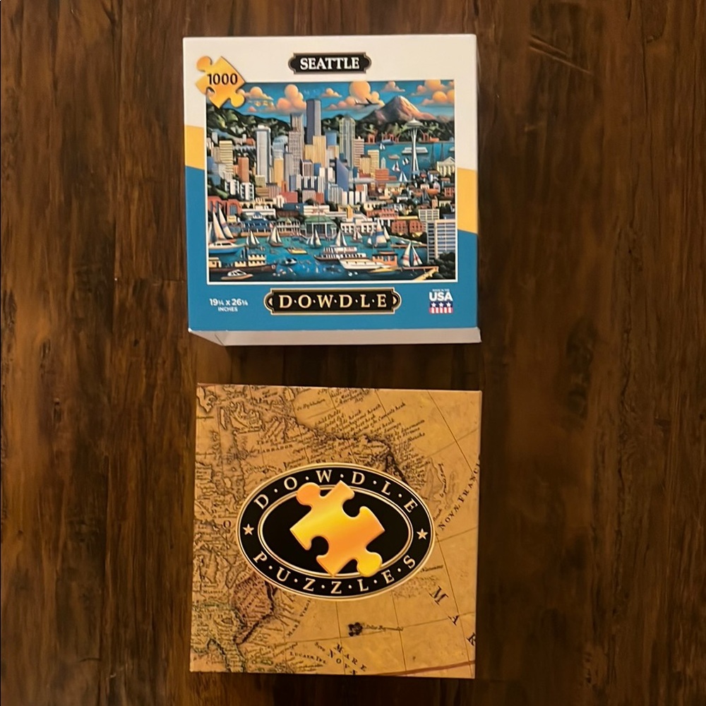 Dowdle Seattle 1000 Piece Jigsaw Puzzle with Collectors Box & Poster - Picture 4 of 10